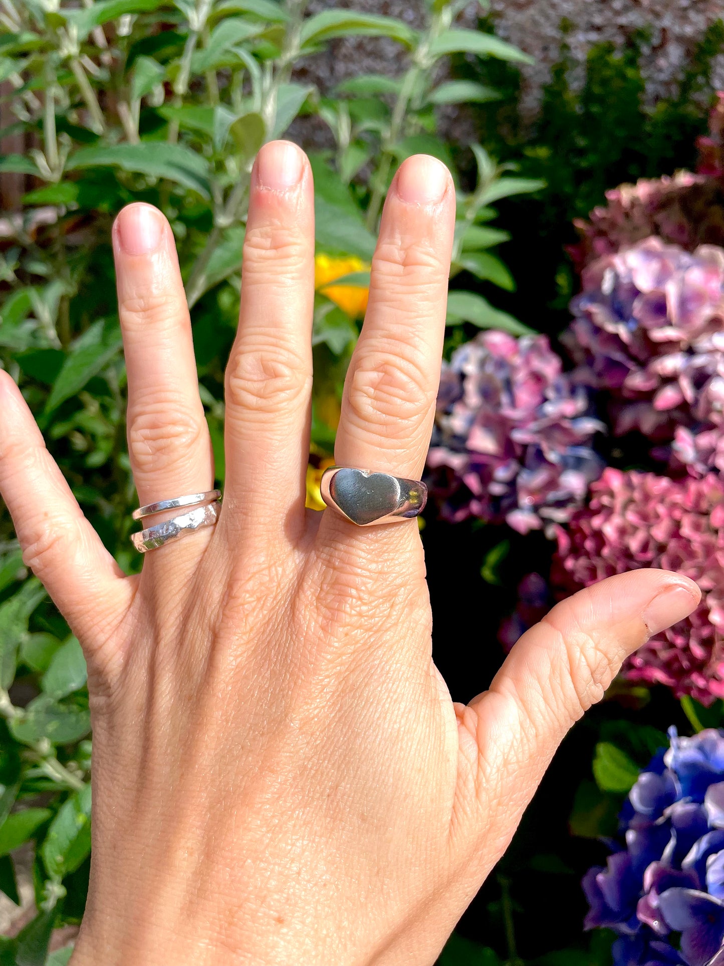heart signet | sandcast & made to order