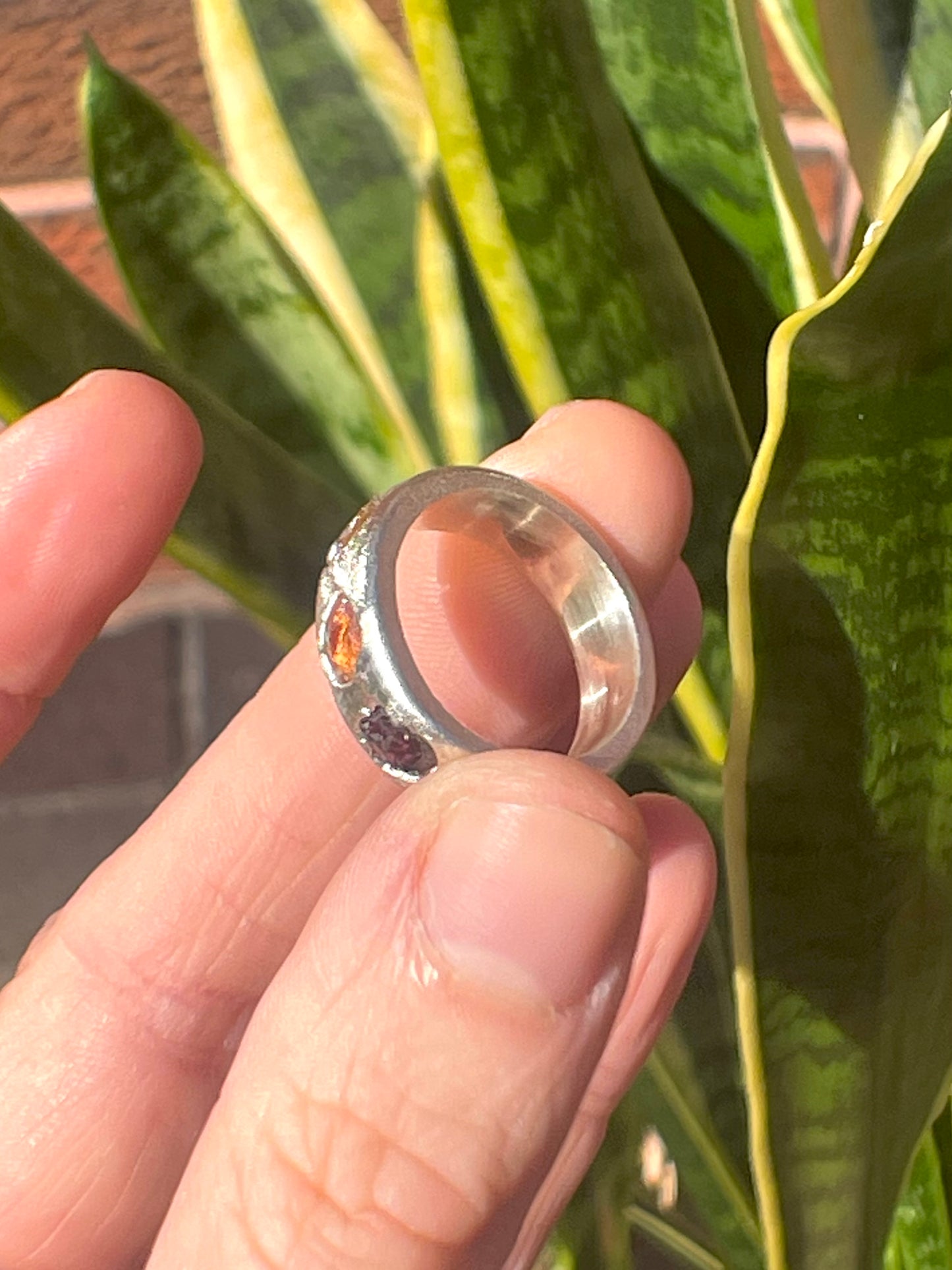savage sunset | raw sapphire | made to order