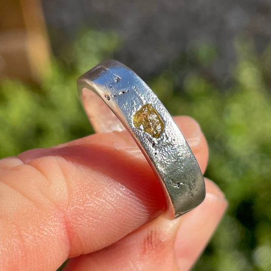 savage sunshine | raw sapphire | made to order