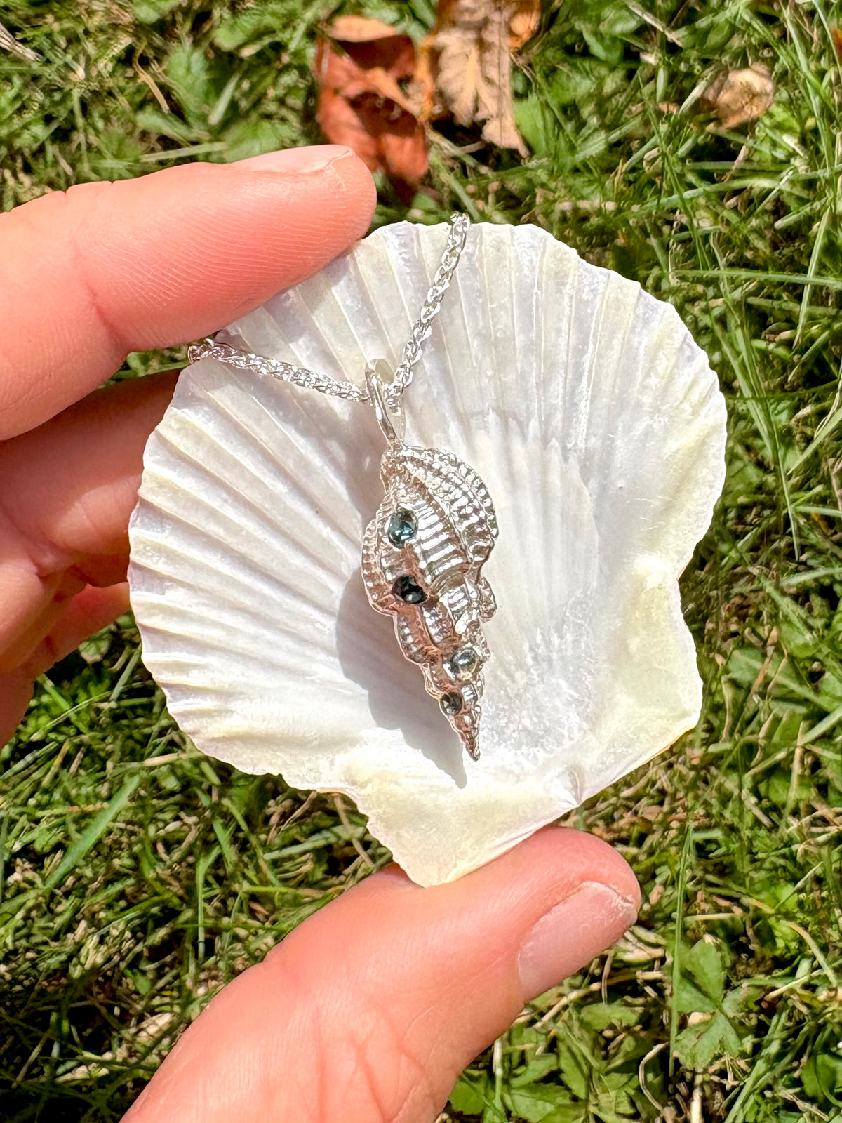 custom shell pendant