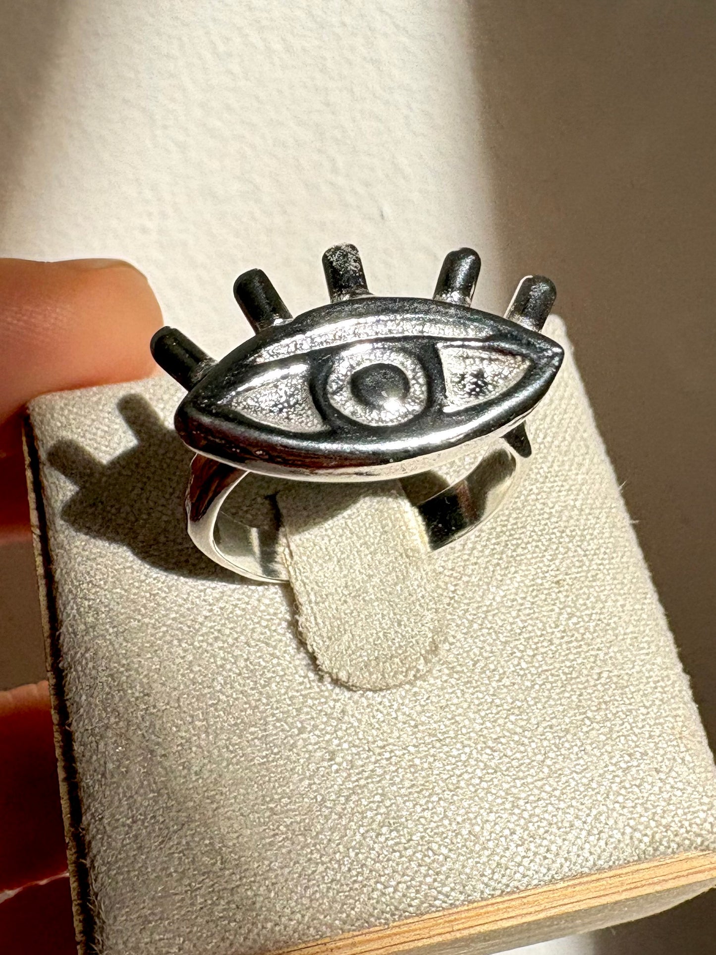 Souls gaze sterling silver eye ring 🧿